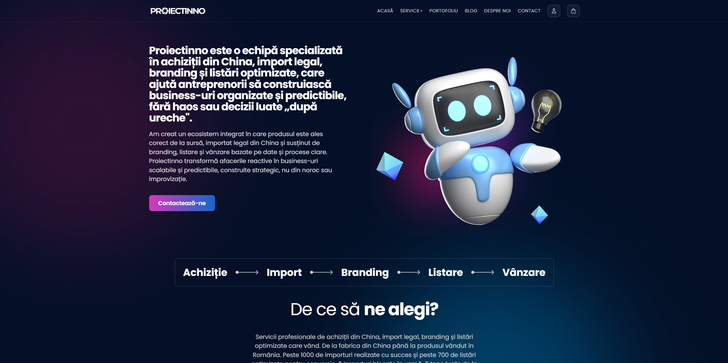 Proiect Inno — Site-uri